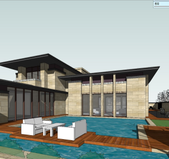 草原风 独栋别墅 豪华民宿